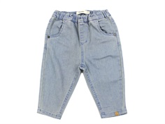 Lil Atelier medium blue denim tapered jeans